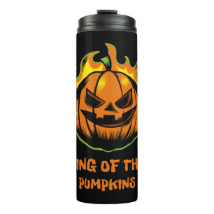 King Of The Pumpkins Halloween Men Couple Matching Thermal Tumbler