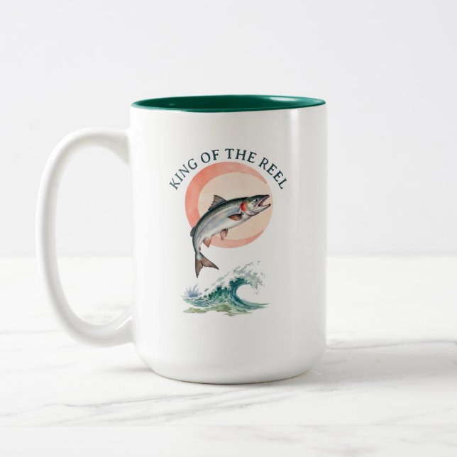 King of the Reel Custom Coffee Mug (Left)