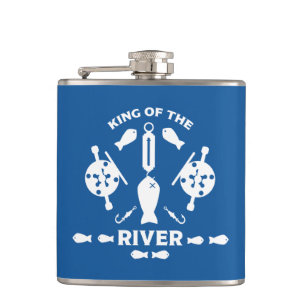 King Of The River Hip Flask