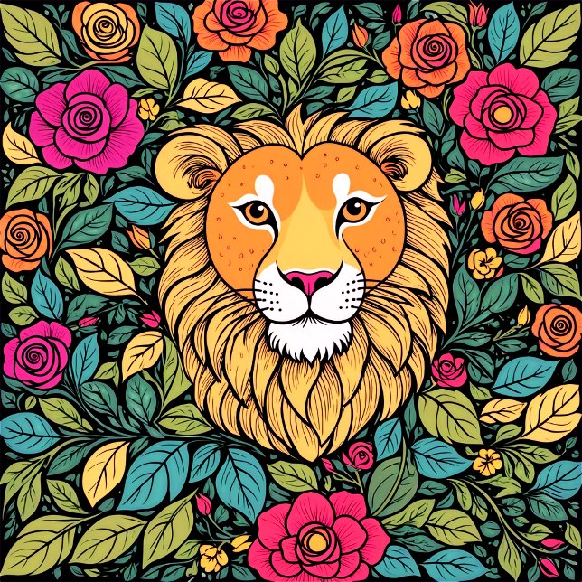 King of the Savannah: Majesty of the Lion Toddler T-Shirt (Lion - King of the Jungle)