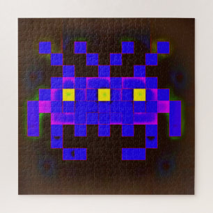 King of the Space Invasion (Version B) Jigsaw Puzzle