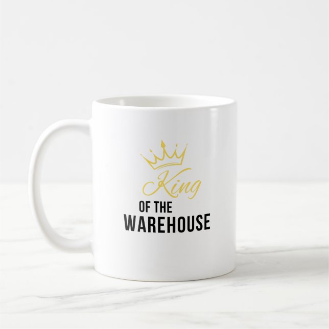 King of the Warehouse Coffee Mug (Left)