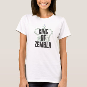 King of Zembla (black letter transparent green) T-Shirt