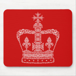 King or Queen Crown Mouse Pad