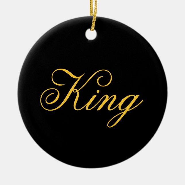 King Ornament (Front)