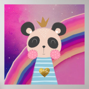 King Panda Posters