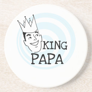 King Papa T-shirts and Gifts Coaster