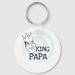 King Papa T-shirts and Gifts Key Ring