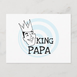 King Papa T-shirts and Gifts Postcard