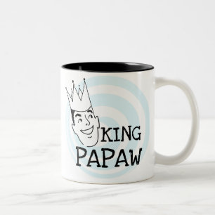 King Papaw T-shirts and Gifts Two-Tone Coffee Mug