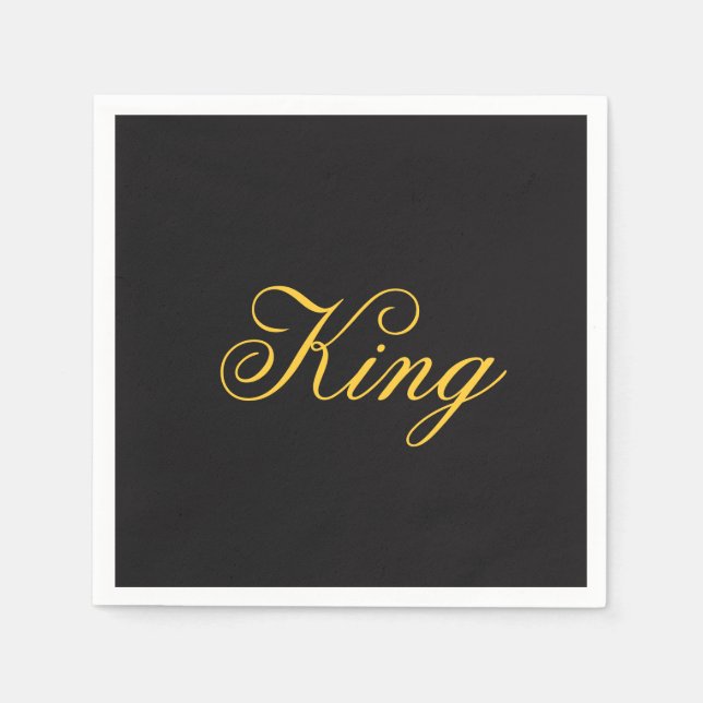 King Paper Napkins (Front)