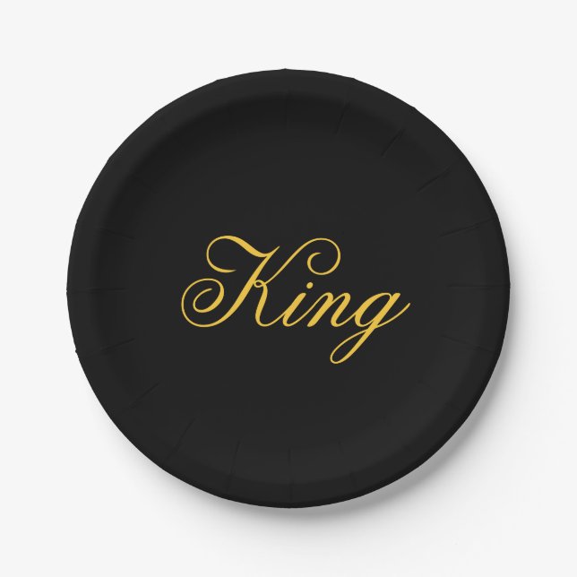 King Paper Plates (Front)
