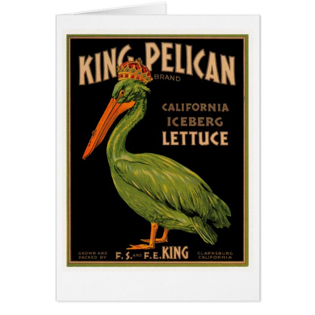 King Pelican Brand Lettuce (Front)