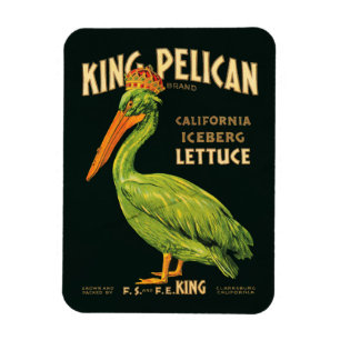 King Pelican Iceberg Lettuce Magnet