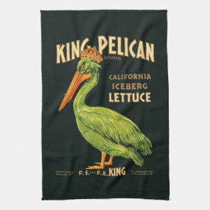 King Pelican Iceberg Lettuce Tea Towel