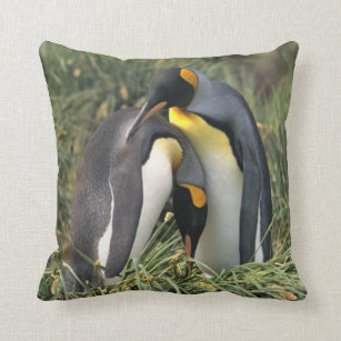 King Penguin Couple Cushion