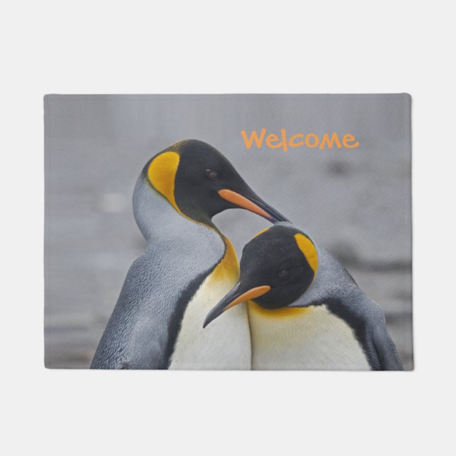 King Penguin Duet Door Mat (Front)