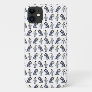 King Penguin Frenzy iPhone 11 Case (Choose Colour)