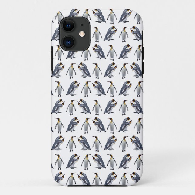 King Penguin Frenzy iPhone 5 Case (Choose Colour) (Back)