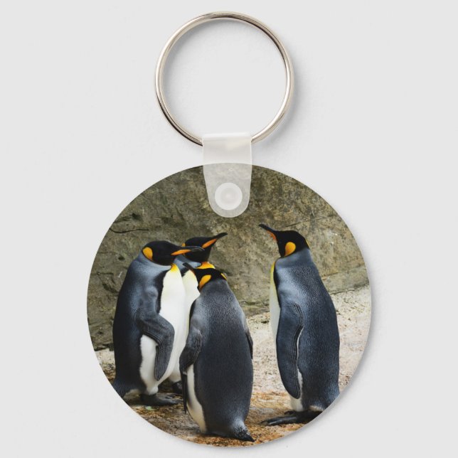 King Penguin Key Ring (Front)