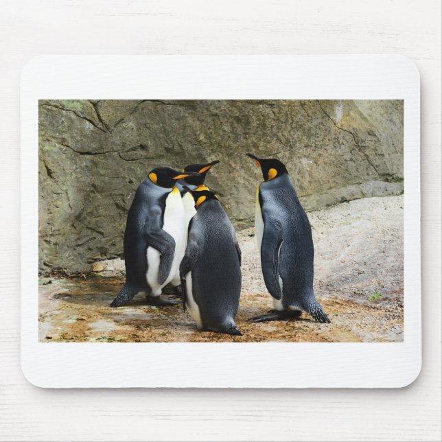 King Penguin Mouse Pad (Front)