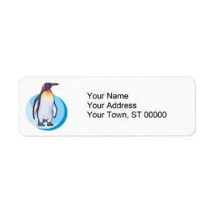 king penguin return address label