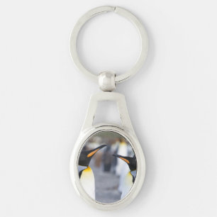 King Penguins Key Ring