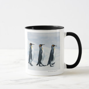King Penguins walking in single file Mug