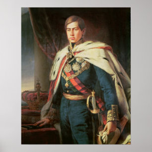 King Peter V of Portugal Poster