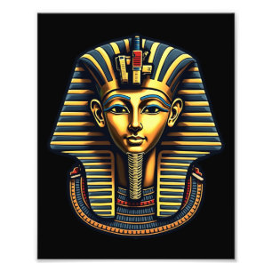 King Pharaoh Tutankhamun Pharaoh Ancient Egyptian Photo Print