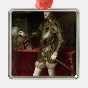 King Philip II 1550 Metal Tree Decoration