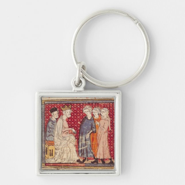King Philippe I , Grandes Chroniques de France Key Ring (Front)