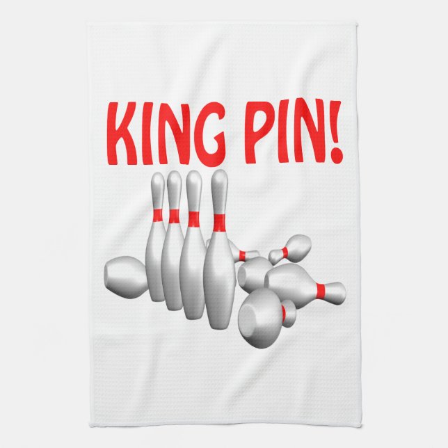 King Pin Tea Towel (Vertical)