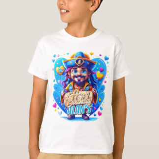 King Pirate Birthday Kids Gifts Illustration T-Shirt
