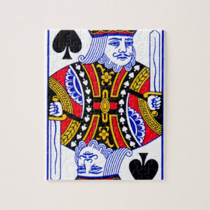 King Playing Card Jigsaw Puzzle