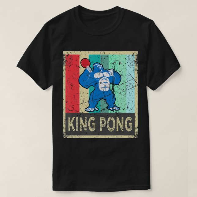 King Pong  Ping Pong Gear Clothes For Men Women Ki T-Shirt (Design Front)