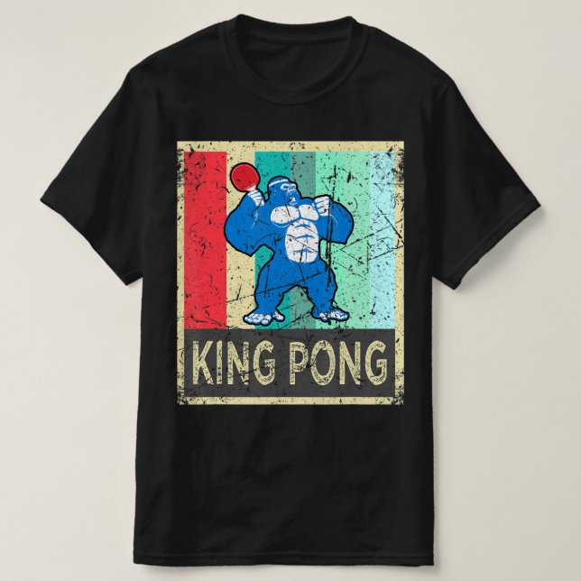 King Pong  Ping Pong Gear Clothes For Men Women Ki T-Shirt (Design Front)
