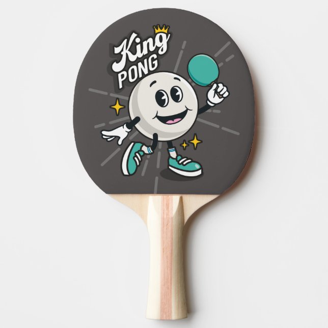 King Pong table tennis bat Ping Pong Paddle (Front)