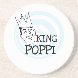 King Poppi T-shirts and Gifts Coaster