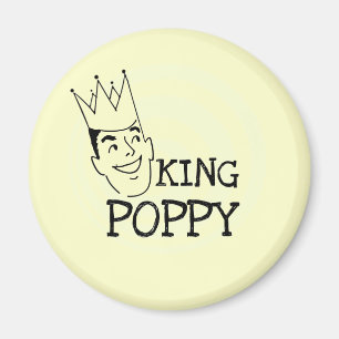 King Poppy T-shirts and Gifts Magnet