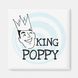 King Poppy T-shirts and Gifts Magnet