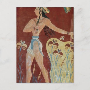 King-Priest or Prince with Lilies Postcard