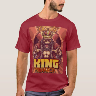 “King Primarch” – The Ape Monarch Sticker T-Shirt