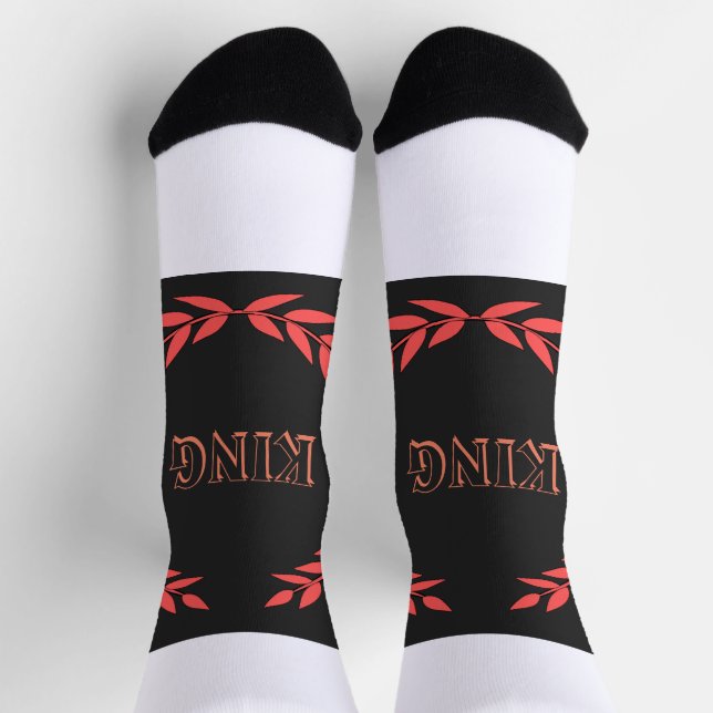 KING Printed high-quality and eco-friendly Stylish Socks (Top)