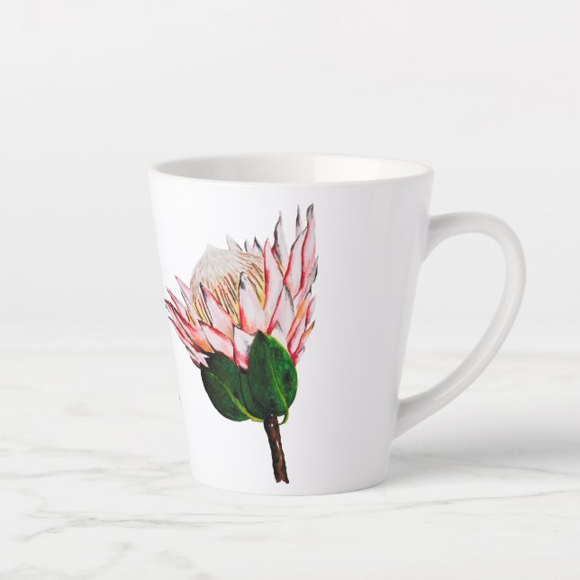 King Protea Beautiful Life Latte Mug (Right)