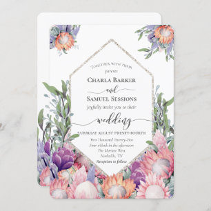 King Protea Bright Coloured Exotic Flowers Progra Program