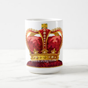 king/queen coffee mug