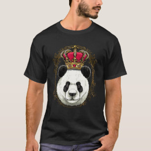 King Queen Giant Panda Princess Animal Bear T-Shirt