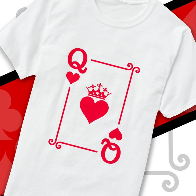 King Queen Hearts Matching Couple Queen of Hearts T-Shirt (Creator Uploaded)