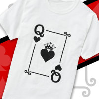 King Queen Hearts Matching Couple Queen of Hearts